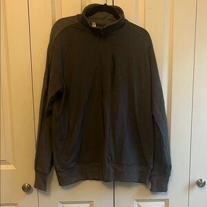 lululemon athletica Men's Gray Zip-Up Sweater